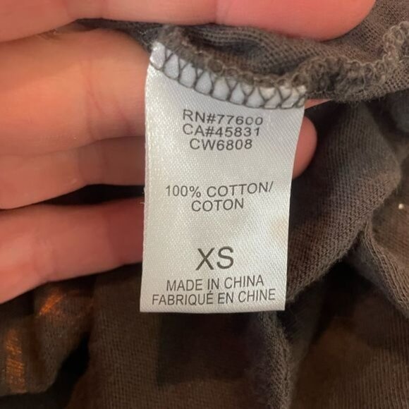 Chaser The Who Live In Concert 82 Graphic Tee XS Black Splatter Print 100% Cotto - Picture 5 of 7